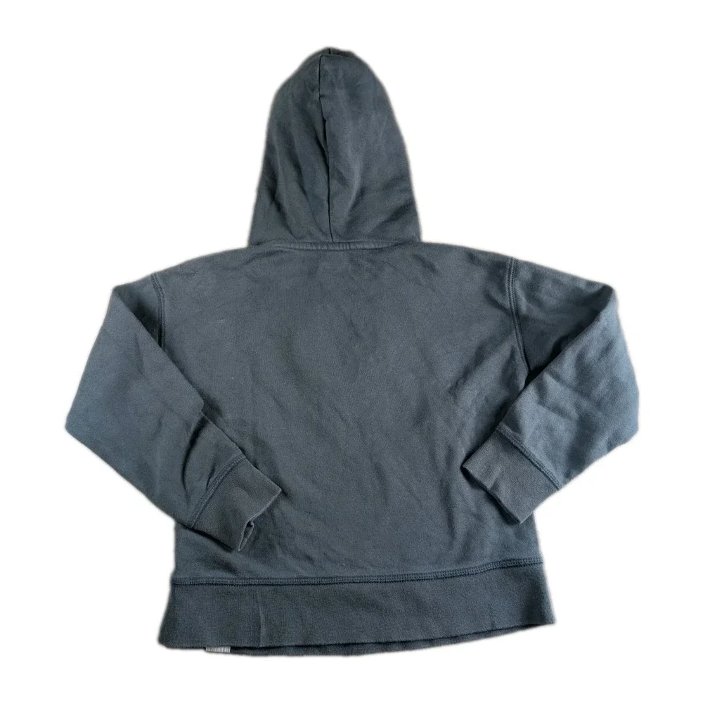 Gap Kids x Marvel Black Panther Hoodie Boys Size S (6-7) Gray Pullover Embossed
